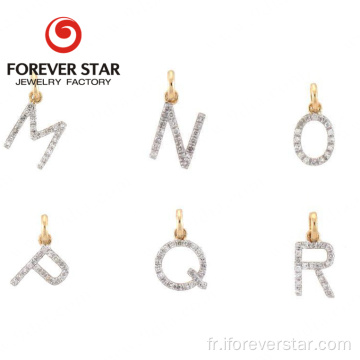 Pendentif Letter Gold Let Light M Pas cher